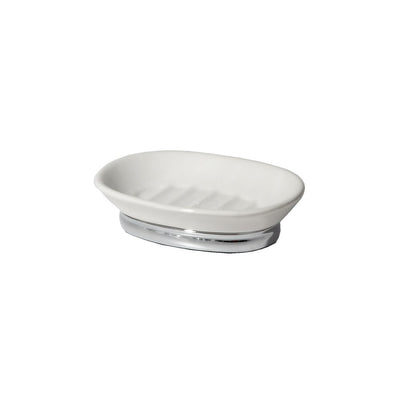 York Soap Dish Oval White