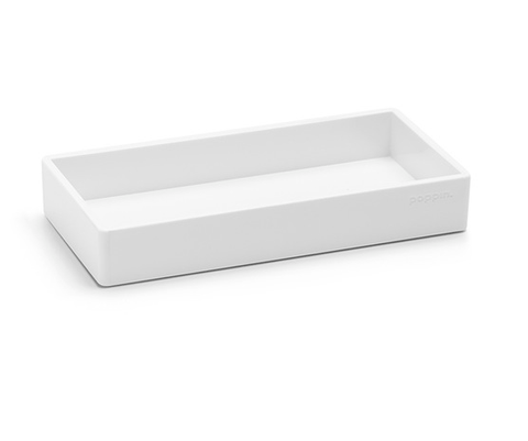 Poppin® Small Accessory Tray In White
