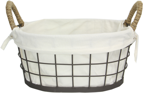 Wire Basket With Liner M