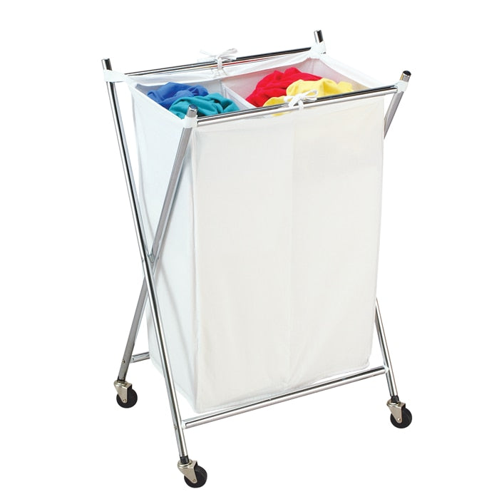 Folding Double Hamper