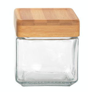 Wood Lid Tate Canisters