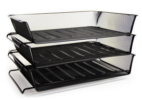 Stack Letter Tray Black