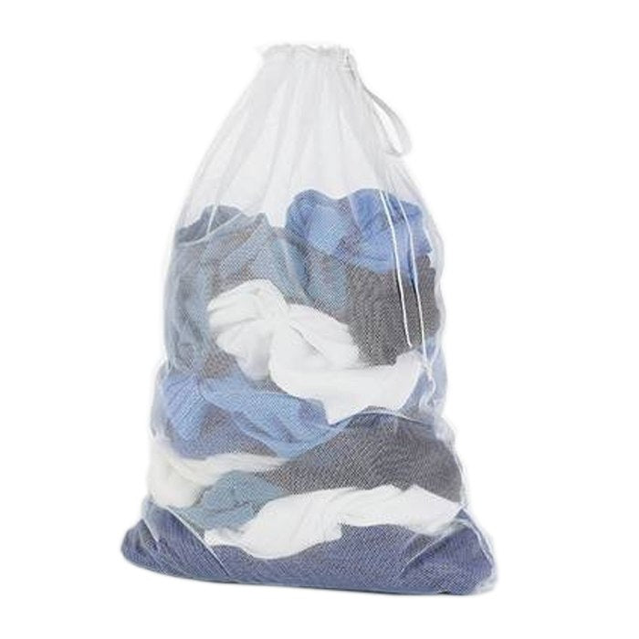 White Mesh Laundry Bag