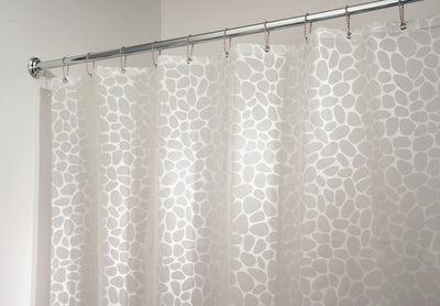 Pebblz Shower Curtain White