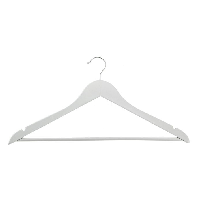 White Basic Hangers 8Pk