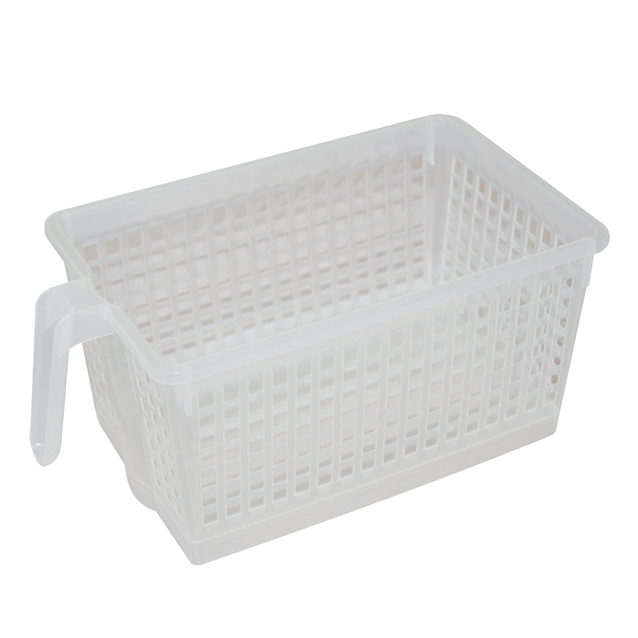 Handled Storage Basket, S Clear