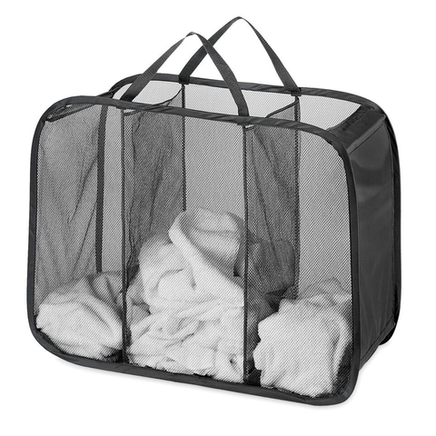 Pop 'n' Fold Triple Laundry Sorter