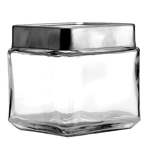 Chrome Lid Canisters